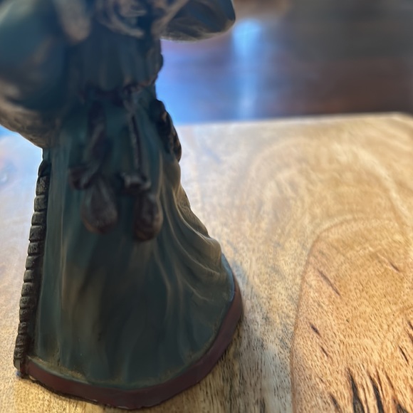 Spoontiques Wizard Owl Holding a Staph with Crystal Ball Statue Figurine Vintage - Picture 6 of 12